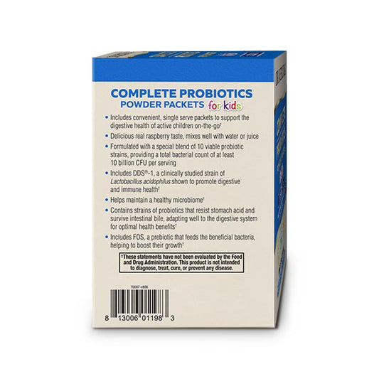 Complete Probiotics Powder Packets for Kids